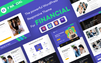 EZ Financial: Finans İşinizi Modernleştirmek için En İyi WordPress Teması