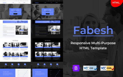 Fabesh - Çok Amaçlı Önyükleme 5 HTML Şablonu