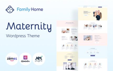 FamilyHome - Hamilelik ve Annelik WordPress Teması