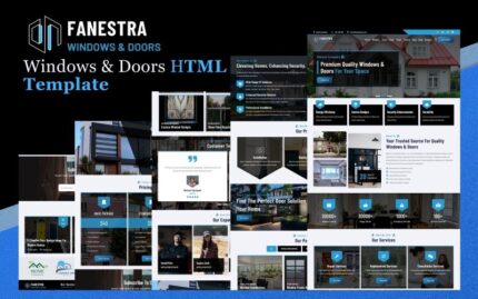 Fanestra - Pencere ve Kapı Hizmetleri HTML5 Web Sitesi Şablonu