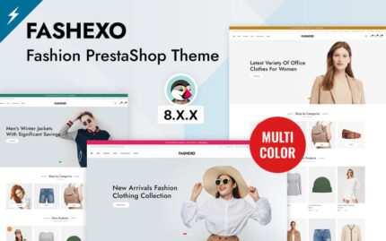 Fashexo - Moda ve Giyim Mağazası PrestaShop Teması