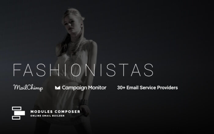 Fashionistas - Online Builder Haber Bülteni Şablonu ile E-posta