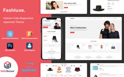 Fashluxe - Çok Amaçlı Modüler Opencart Teması