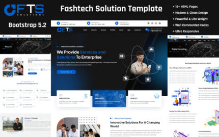 Fashtech Solutions Çok Amaçlı HTML Şablonu