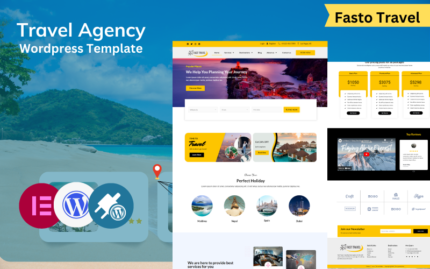 Fasto - Seyahat Acentası Elementor Şablon seti