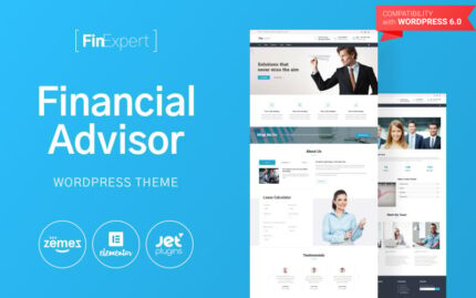 FinExpert - Duyarlı Finansal Danışmanlık Şirketi WordPress Teması