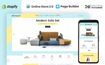 Firemart Furniture Store Shopify Teması