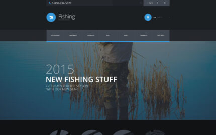 Fishing PrestaShop Teması