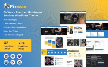 FixWav - Tesisatçı, Tamirci Hizmetleri WordPress Teması