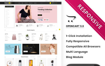 Flairmart - Mega Mağaza OpenCart Şablonu