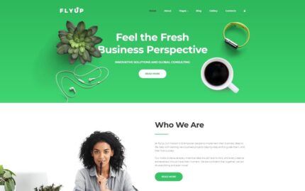 FlyUp - Startup Business Consulting Modern Joomla Teması