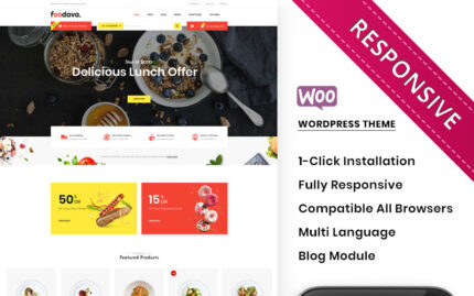 Foodava - Cafe & Restaurant Premium WooCommerce Teması