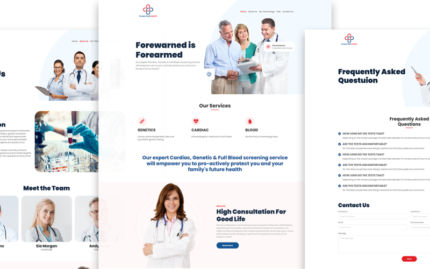 Forearmed Health - Bootstrap 5 Şablonu