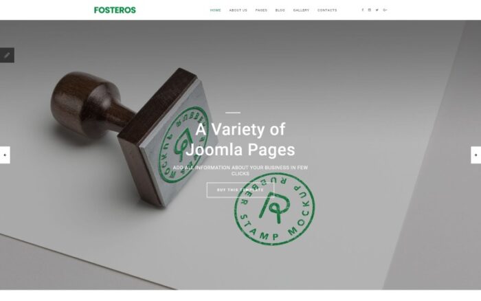 Fosteros - İş Joomla Şablonu