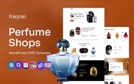 Fragran - Parfüm Mağazası Çok Amaçlı WordPress Elementor Teması