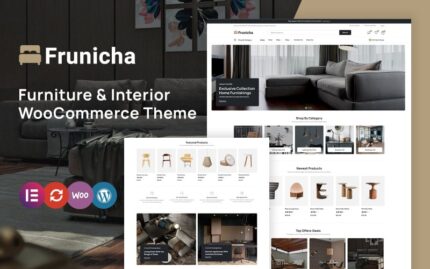 Frunicha - Mobilya ve İç Tasarım WooCommerce Teması