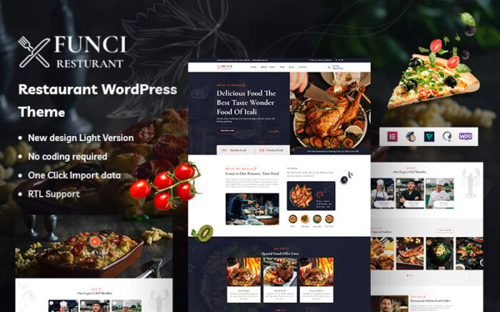 Funci - Restoran WordPress Teması