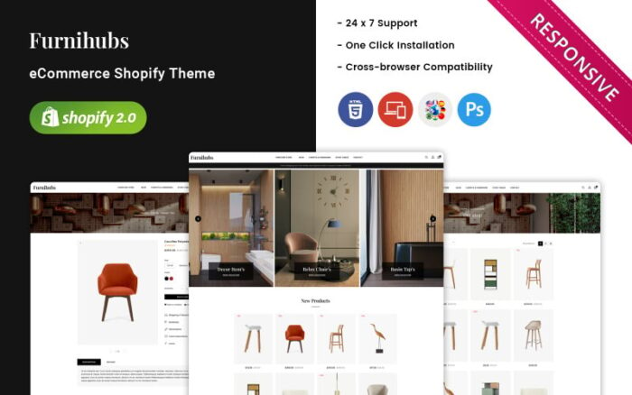 Furnihubs - Duyarlı Mobilya Shopify Teması