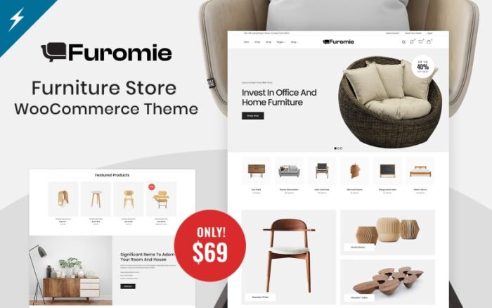 Furomie - Ev Dekorasyonu ve Mobilya WooCommerce Teması