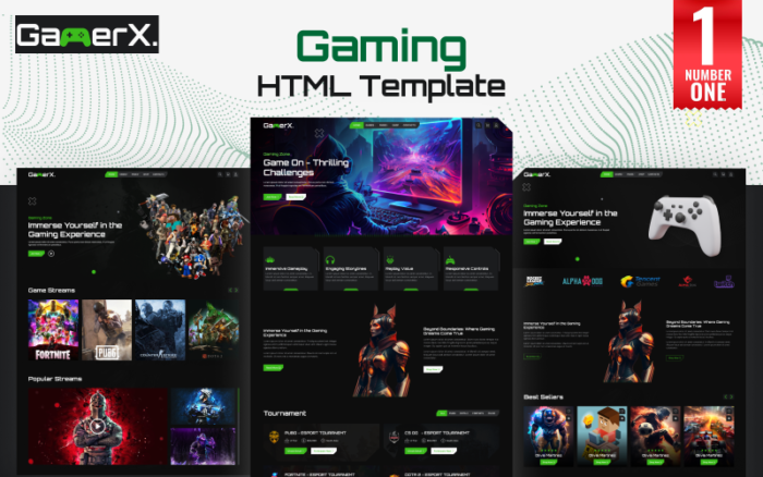 GamerX – Çok Amaçlı Oyun HTML Şablonu | Oyun Mağazası | Oyuncular, çevrimiçi yayıncılar ve oyun blogları