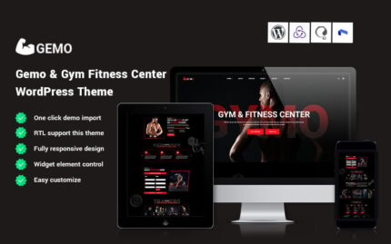 Gemo - Spor Salonu ve Fitness Merkezi WordPress Teması