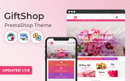 GiftShop - Çok Amaçlı Duyarlı Prestashop Teması