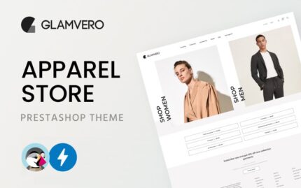 GlamVero - Temiz Giyim Mağazası PrestaShop Teması