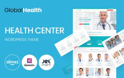 GlobalHealth - Doktor ve Tıp WordPress Teması