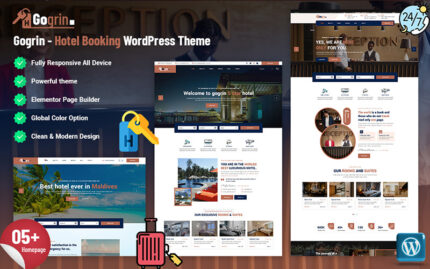 Gogrin - Otel Rezervasyonu WordPress Teması