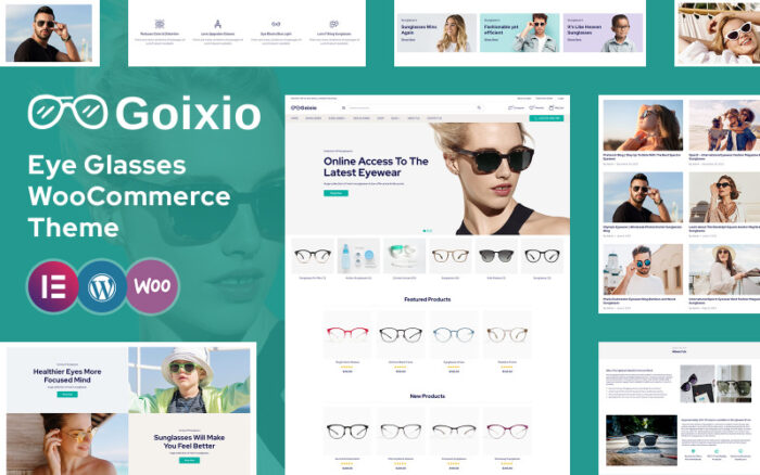 Goixio - Güneş Gözlüğü, Gözlük WooCommerce Teması