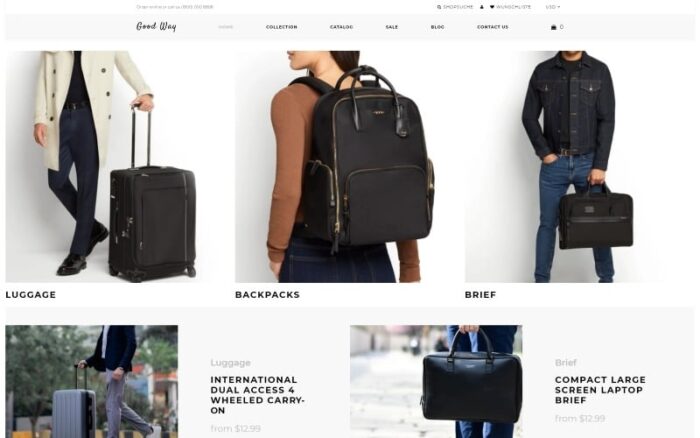 Good Way - Travel Online Store Clean Shopify Teması