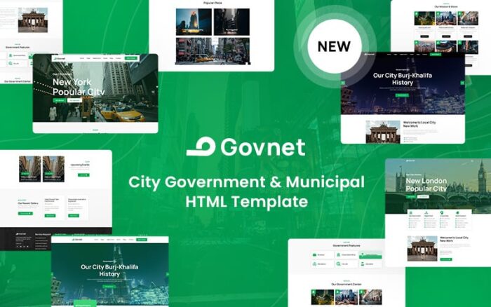 Govnet - Belediye ve Belediye Web Sitesi Şablonu