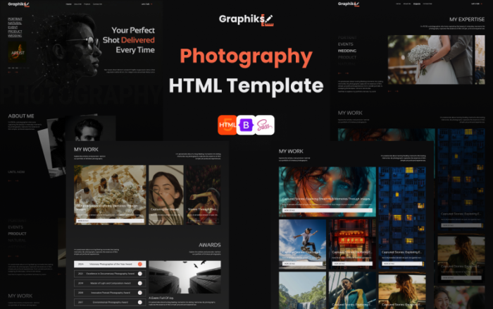 Graphiks - Portföy Fotoğrafçılığı HTML Şablonu