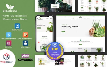 Greenesta Organic - Food & Grocery Store WooCommerce Teması