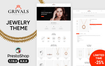 Grivals - Takı ve Elmas PrestaShop Teması