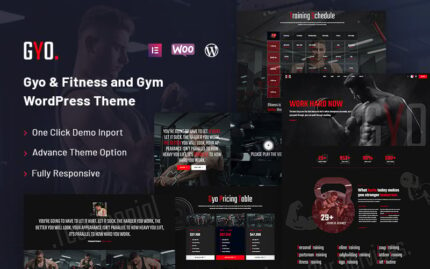 Gyo - Fitness ve Spor Salonu WordPress Teması