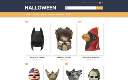 Halloween OpenCart Şablonu