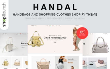 Handal - Çantalar ve Alışveriş Kıyafetleri Shopify Teması