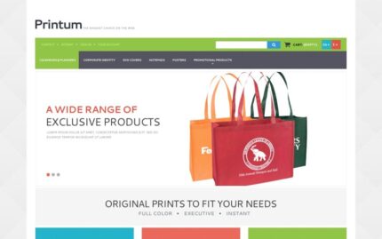 Harmonious Print Store PrestaShop Teması