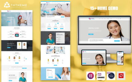 Health Pharma – Elementor Medicine Shop & Clinic WordPress Teması