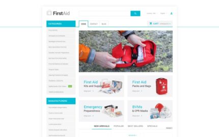 Healthcare Essentials Store PrestaShop Teması