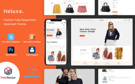 Heluxe - Moda Mağazası OpenCart Şablonu