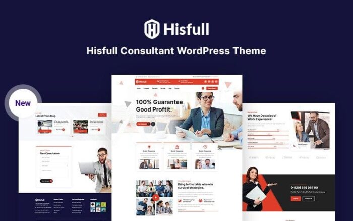 Hisfull - Duyarlı Danışman WordPress Teması