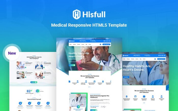 Hisfull - Tıbbi Duyarlı HTML5 Web Sitesi Şablonu