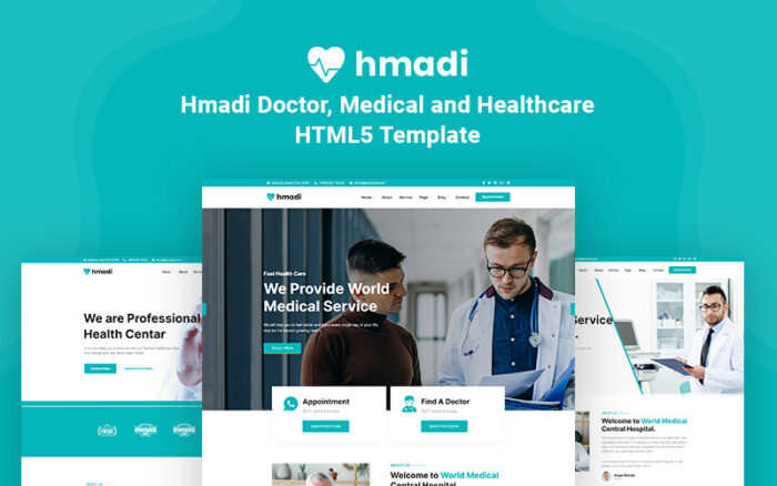 Hmadi - Doktor, Tıp ve Sağlık Web Sitesi Ekip Plakası