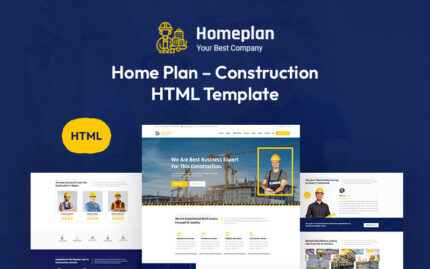 HomePlan – İnşaat Web Sitesi Şablonu