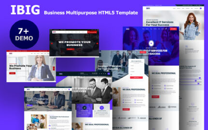 IBig - İşletme Çok Amaçlı Bootstrap5 HTML5 Şablonu