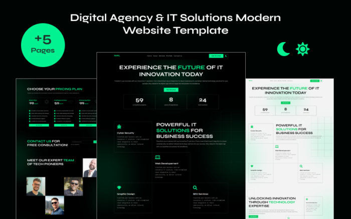 İmal - Yaratıcı Ajans - İşletme Hizmetleri Modern Web Sitesi Şablonu