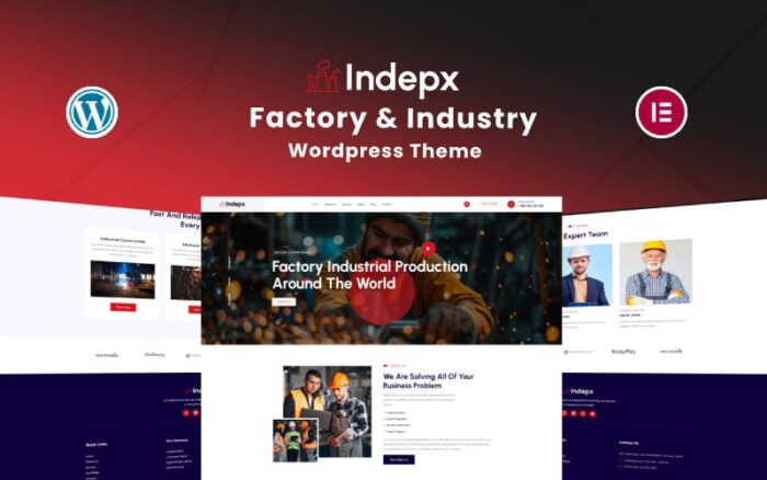 Indepx - Sanayi ve Fabrika Wordpress Teması