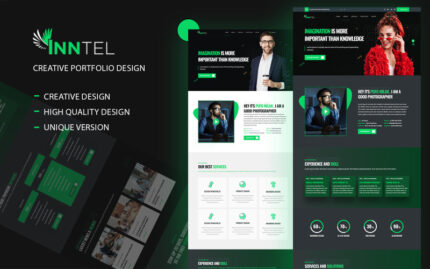 Inntel - Kişisel Portföy Web Sitesi Şablonu